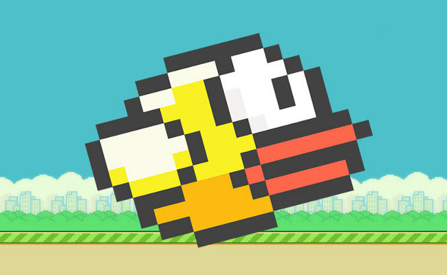 《Flappy Bird》游戏画面