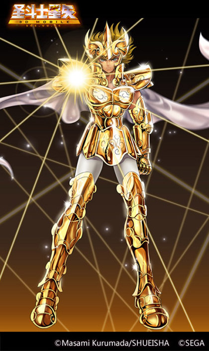 圣斗士星矢3d黄金圣斗士三巨头原画曝光