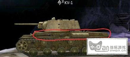 KV1坦克侧面